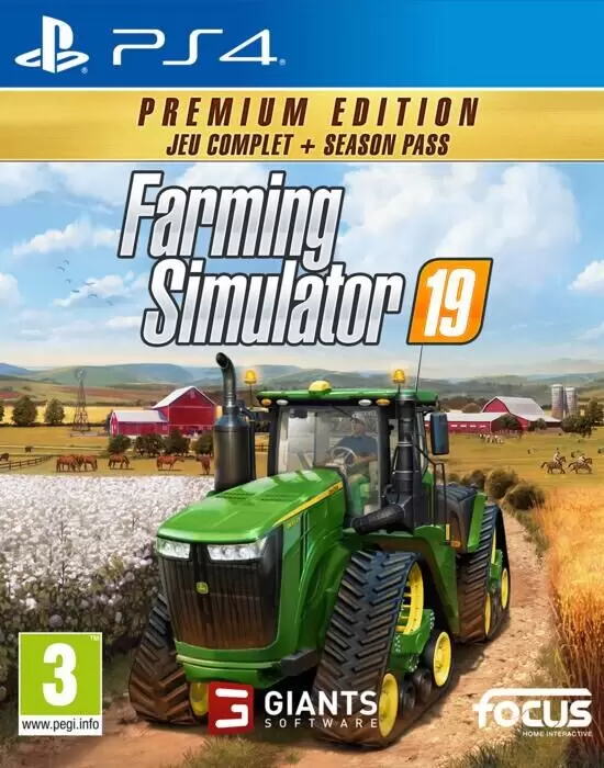 Jeux PS4 - Farming Simulator 19 Premium Edition