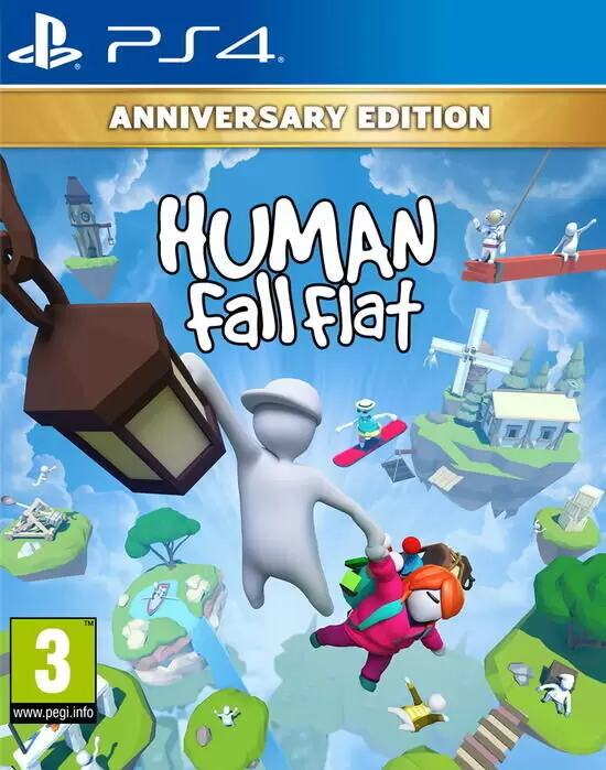 Jeux PS4 - Human Fall Flat Anniversary Edition