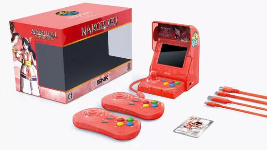Mini Consoles - NEOGEO MINI Samurai Shodown NAKORURU Red