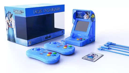 Mini consoles - NEOGEO MINI Samurai Shodown UKYO TACHIBANA Bleue