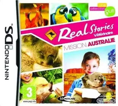 Nintendo DS Games - Real Stories Veterinaire, Mission Australie