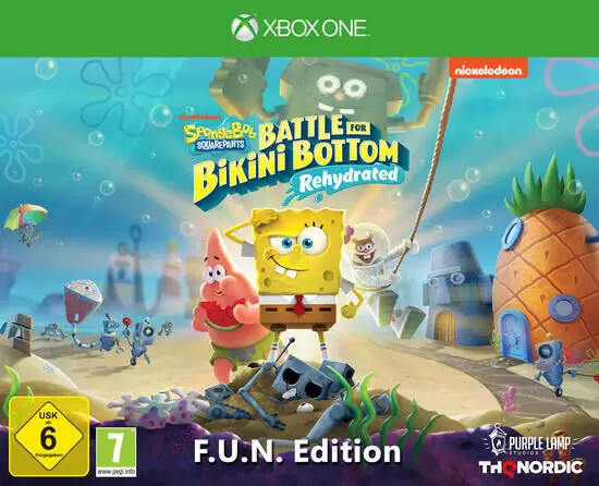 Jeux XBOX One - Spongebob Squarepants: Battle For Bikini Bottom - Rehydrated - F.u.n Edition