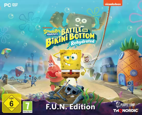 PC Games - Spongebob Squarepants: Battle For Bikini Bottom - Rehydrated - F.u.n Edition