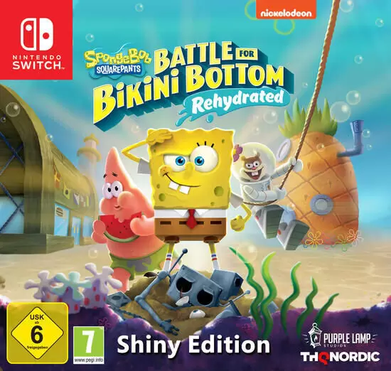 Nintendo Switch Games - Spongebob Squarepants: Battle For Bikini Bottom - Rehydrated - Shiny Edition