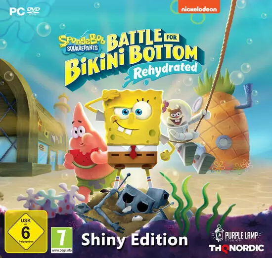 Jeux PC - Spongebob Squarepants: Battle For Bikini Bottom - Rehydrated - Shiny Edition