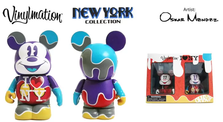 NYC - Set I Love NY - Paint Run Mickey