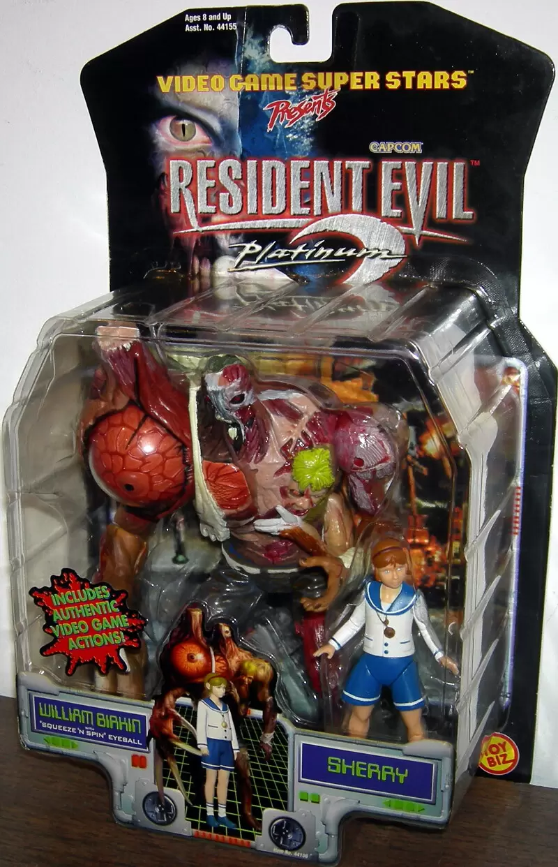 William Birkin & Sherry - Resident Evil action figure