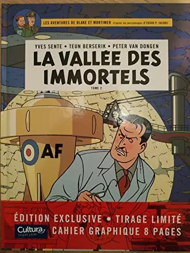 Blake et Mortimer - La Vallée des Immortels Tome 2: Le Millième Bras du Mékong - Edition Exclusive Cultura - Tirage Limité Cahier Graphique 8 pages