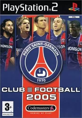 Jeux PS2 - Club football PSG 2005