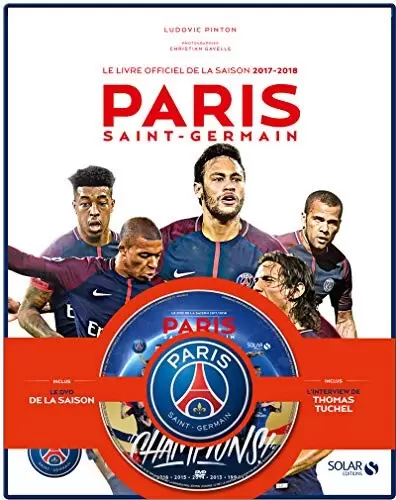 Coffret PSG saison 2017-2018 + DVD - Livres Sport
