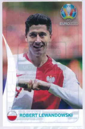 Robert Lewandowski Coca Cola Switzerland Euro Preview Sticker C10