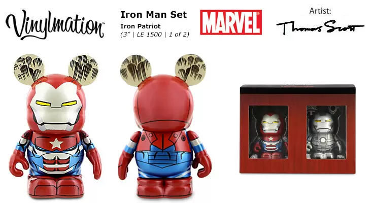 Marvel - Set Iron Man - Iron Patriot