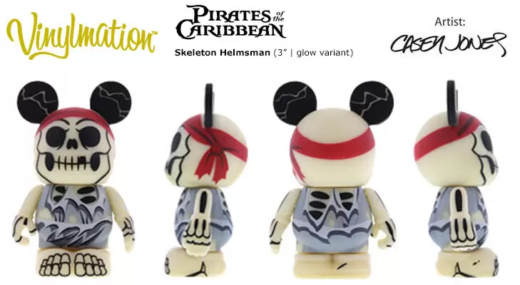 Pirates Of The Caribbean Series 2 - Skeleton Helmsman \'glow\' Variant
