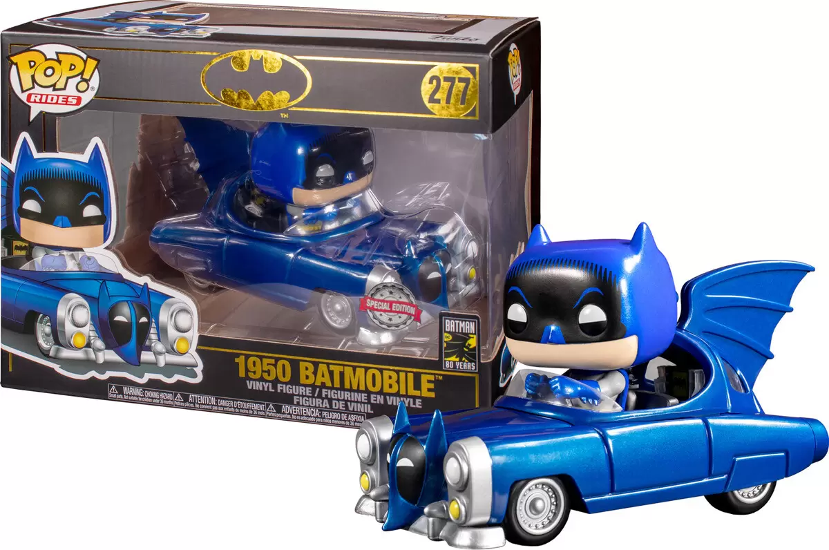 POP! Rides - Batman - 1950 Batmobile 80th Anniversary Blue Metallic