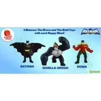 Bat Man, Gorilla Grodd And Robin