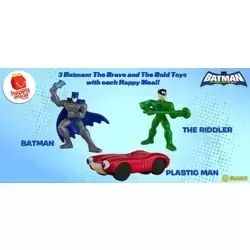 Batman, The Riddler And Plastic Man