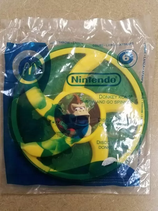 Happy Meal - The Mario Challenge 2006 - Donkey Kong Throw And Go Spinner