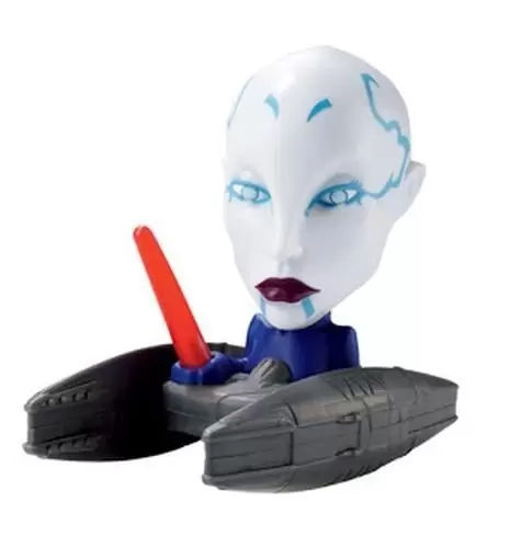 Happy Meal - Star Wars The Clone Wars 2008 - Asajj Ventress And Droid Fighter