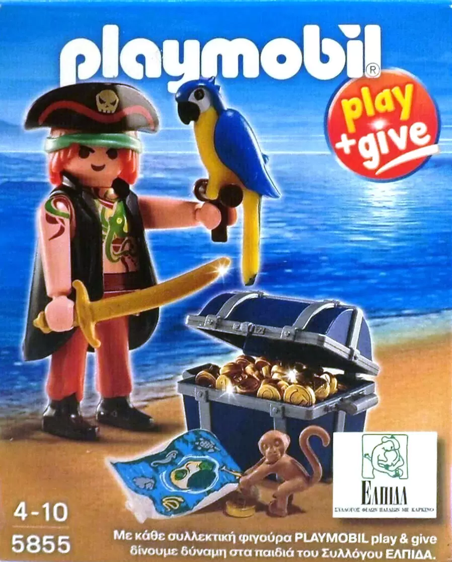Playmobil Exclusifs : Play + Give - Pirate & Perroquet