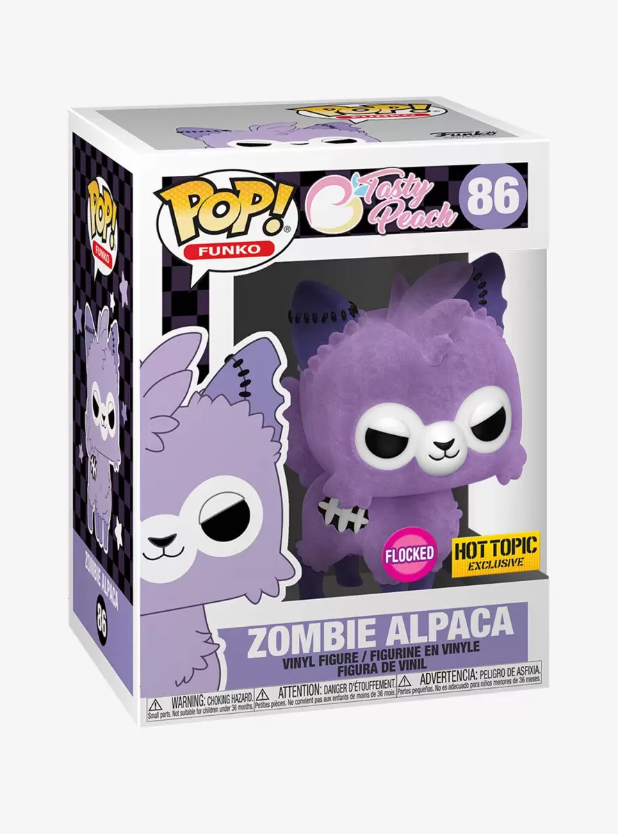 POP! Funko - Tasty Peach - Zombie Alpaca Flocked