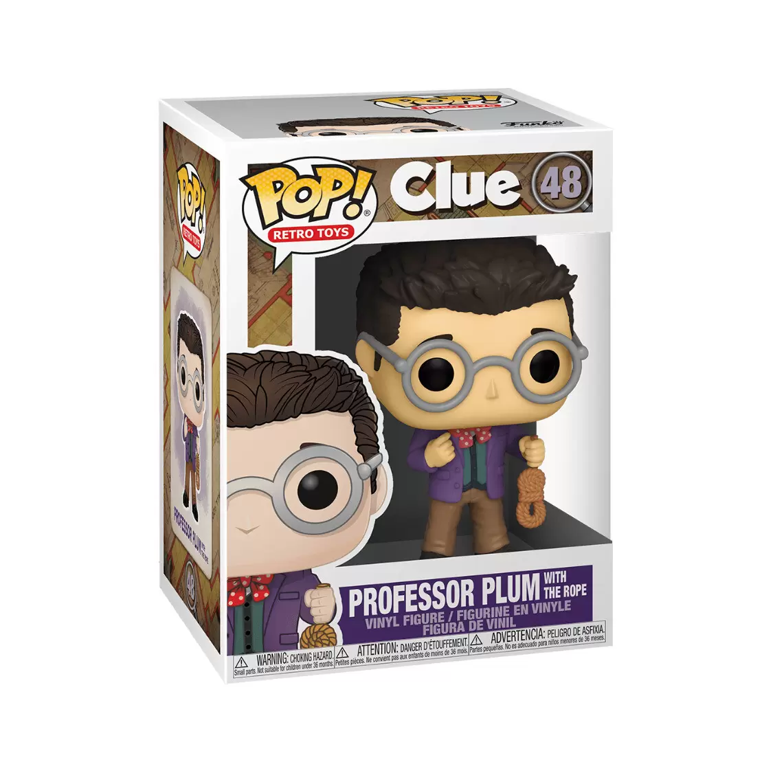 POP! Retro Toys - Clue - Professor Plum with The Rope