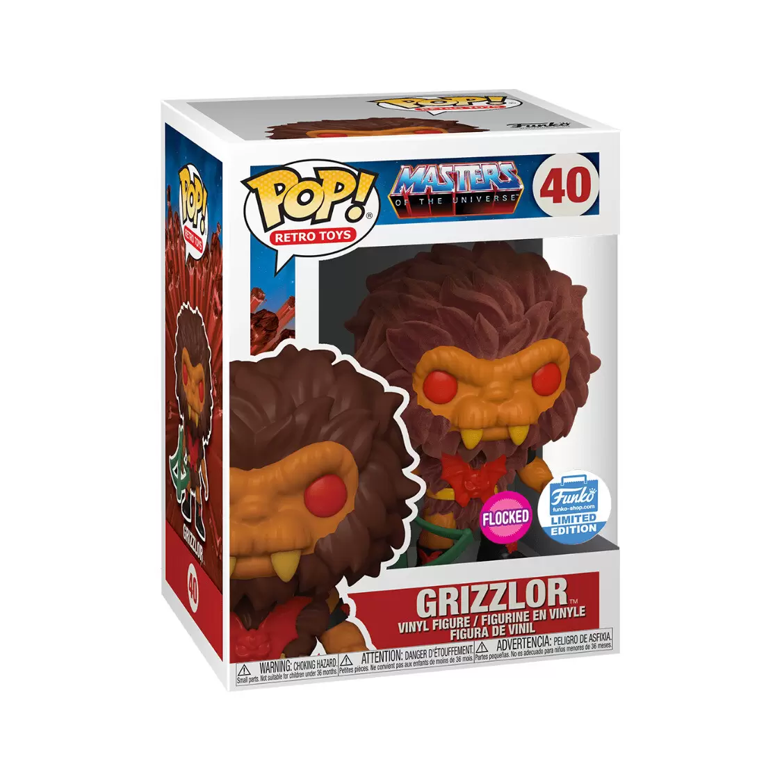 POP! Retro Toys - Masters of the Universe - Grizzlor Flocked