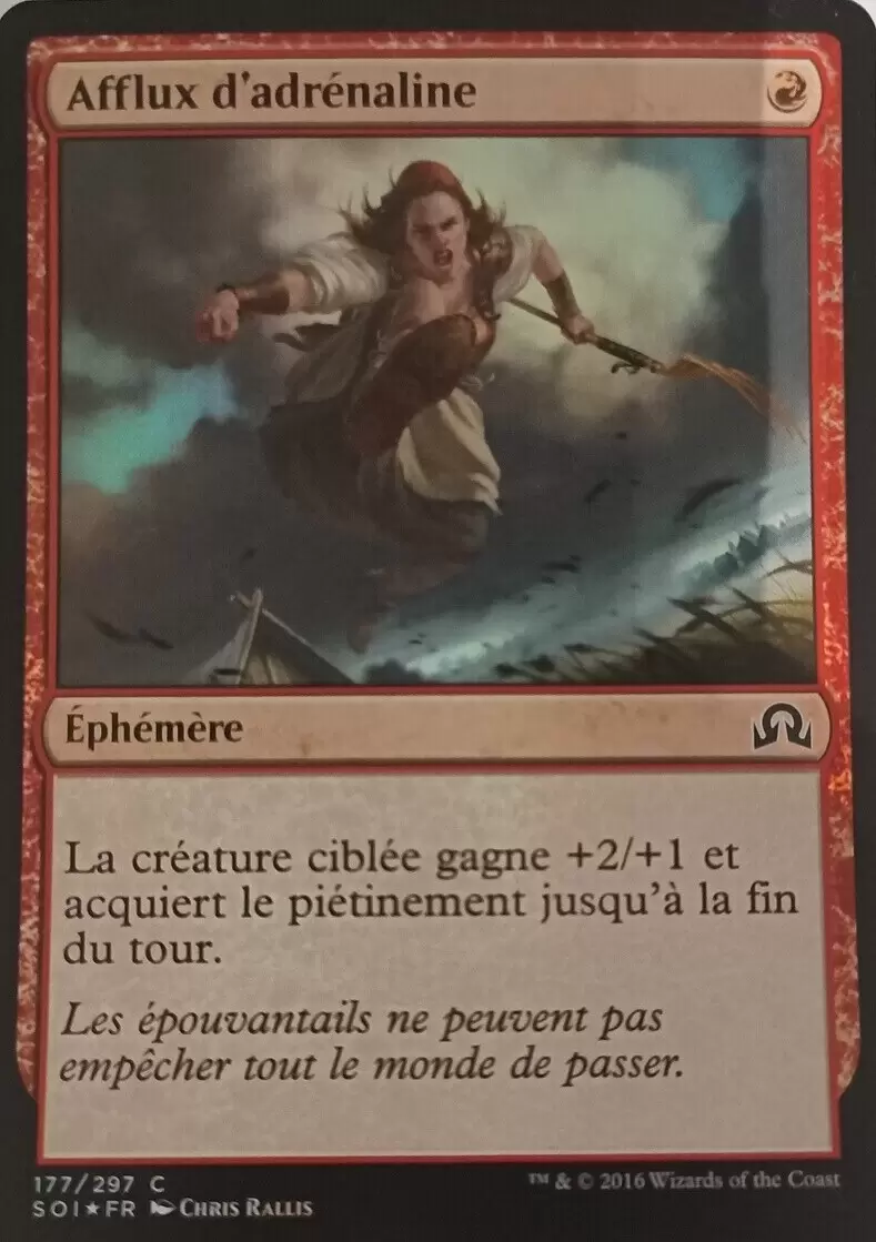Ténèbres sur Innistrad - Afflux d\'adrénaline Foil