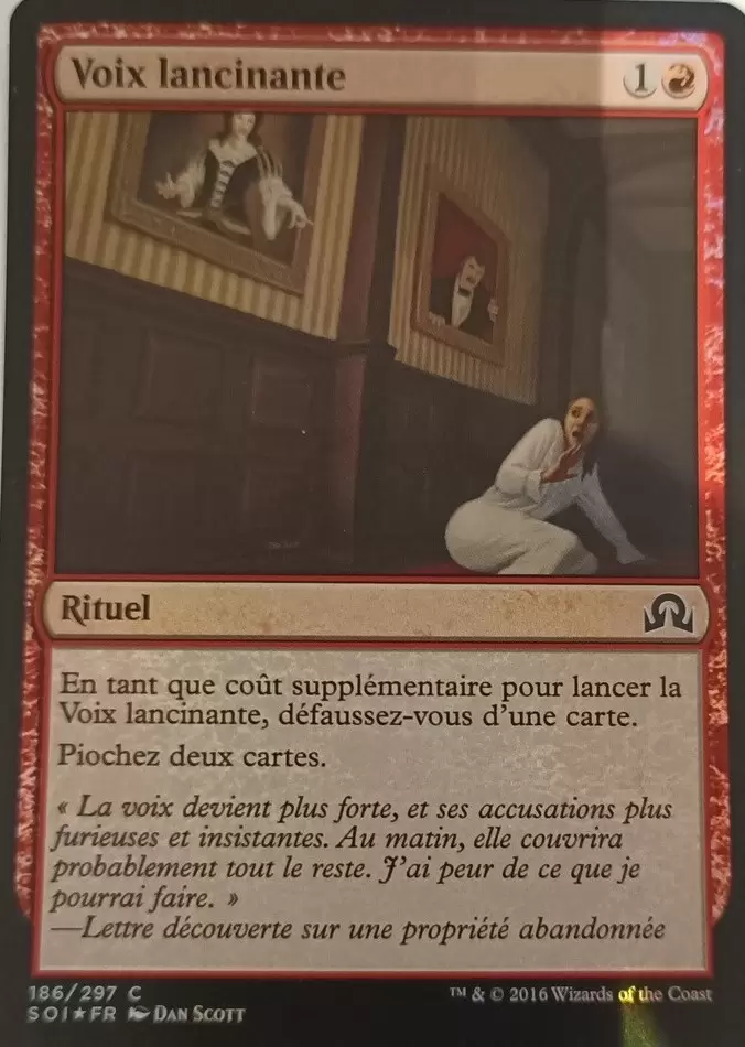 Ténèbres sur Innistrad - Voix lancinante Foil