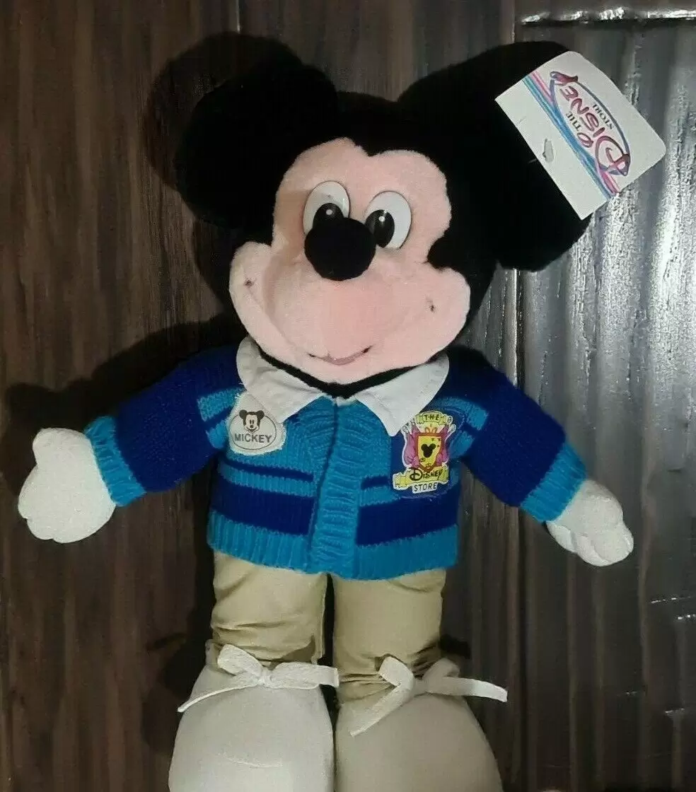 Walt Disney Plush - Mickey And Friends - Mickey Mouse [Disney Store Cast Member]