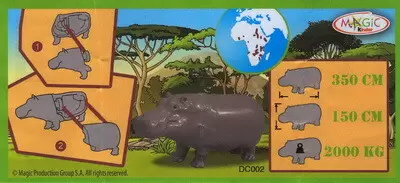 Natoons - Animaux d\'Afrique - 2011 - BPZ Hippopotame