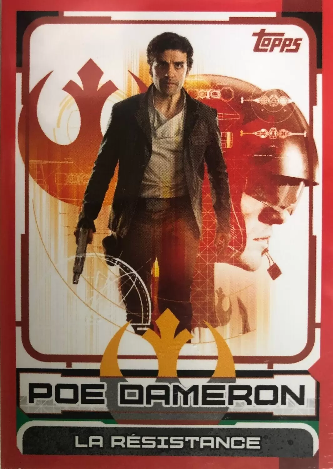Topps - Voyage vers Star wars : Les Derniers Jedi - Poe Dameron (La Résistance)