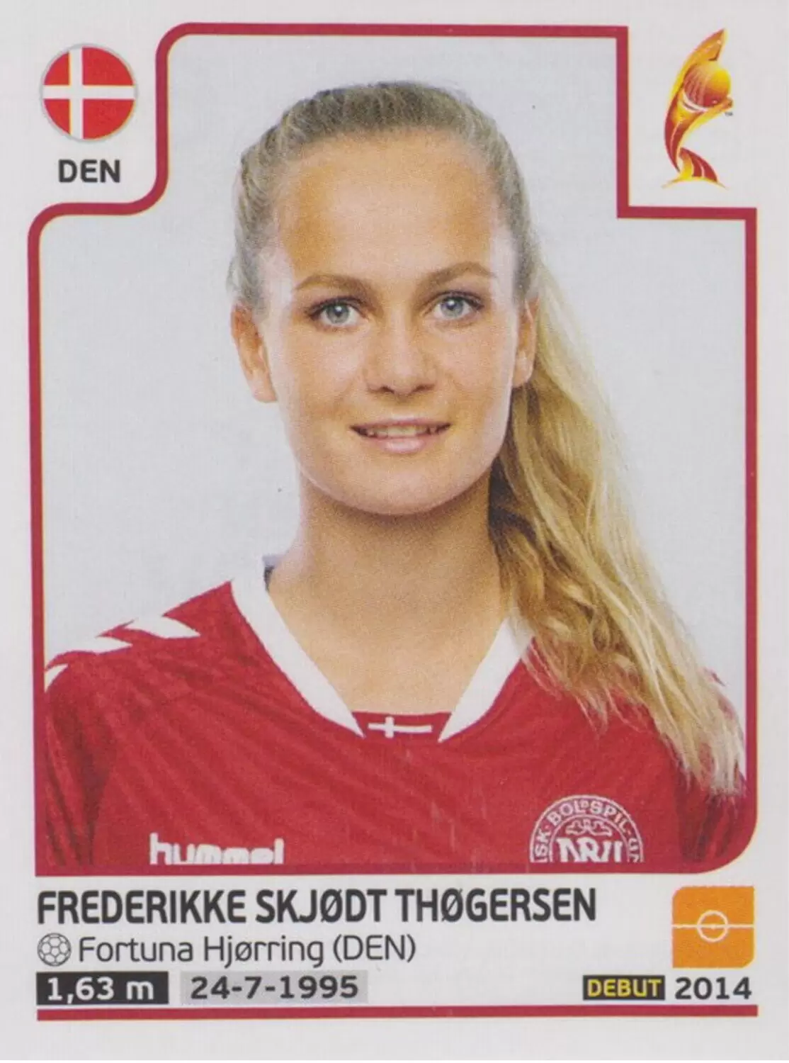 Women\'s Euro 2017 The Netherlands - Frederikke Skjodt Thogersen - Denmark