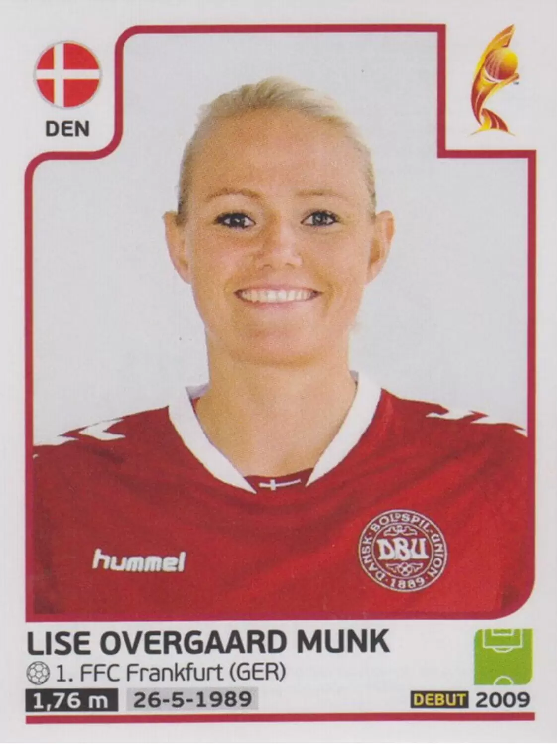 Women\'s Euro 2017 The Netherlands - Lise Overgaard Munk - Denmark