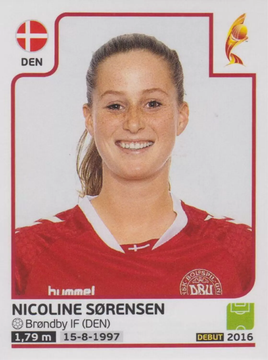 Women\'s Euro 2017 The Netherlands - Nicoline Sorensen - Denmark