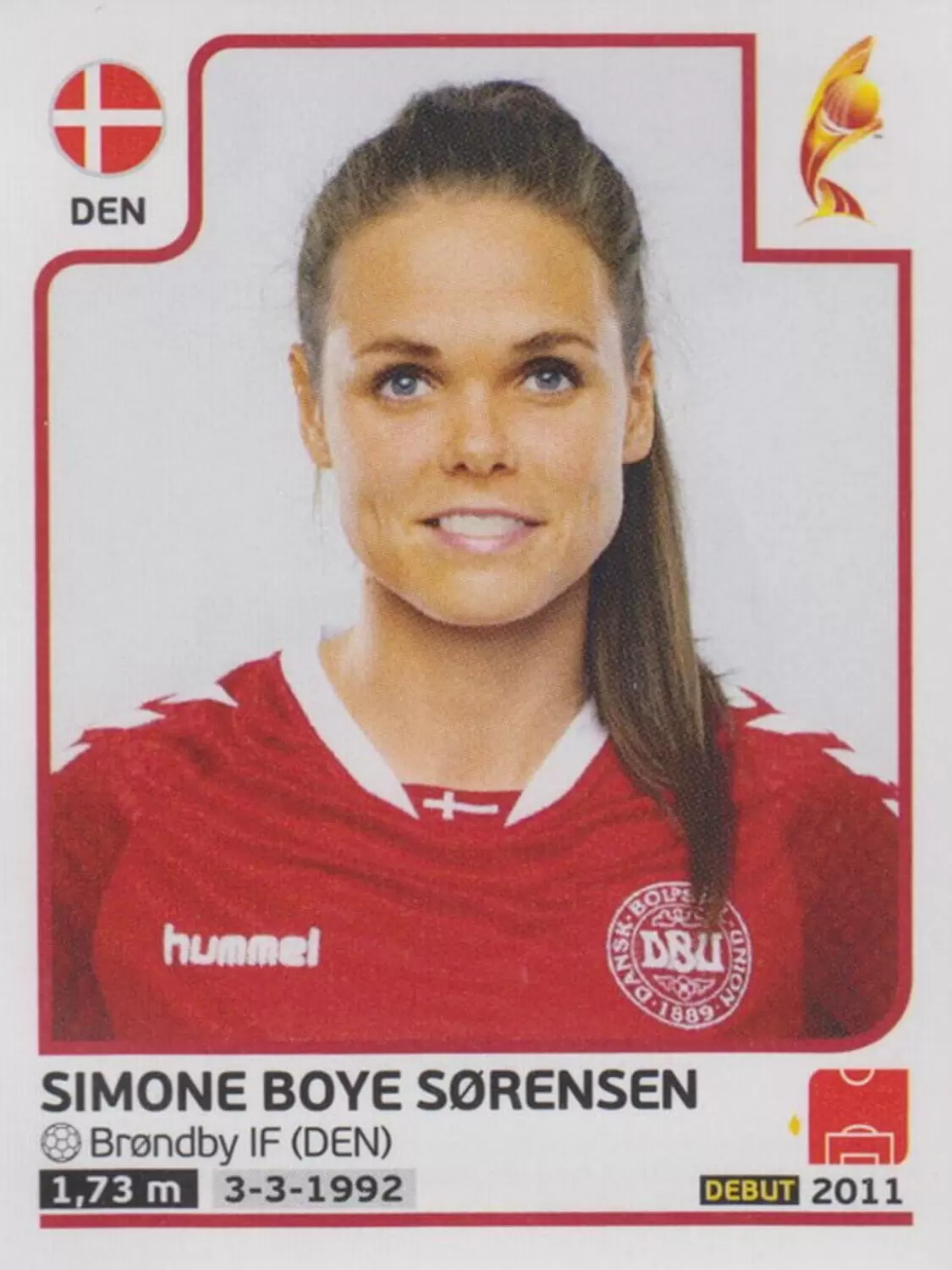 Women\'s Euro 2017 The Netherlands - Simone Boye Sorensen - Denmark