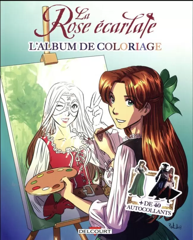 La Rose Ecarlate - Album de coloriage