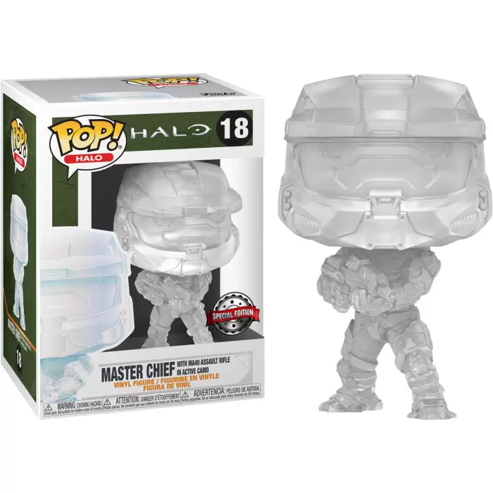 POP! Halo - Halo - Master Chief with Assault Rifle in Active Camo