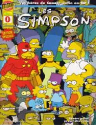 Les Simpson - Bongo Comics - Hors-Série : Les simpson - Vos héros de Canal enfin en BD !