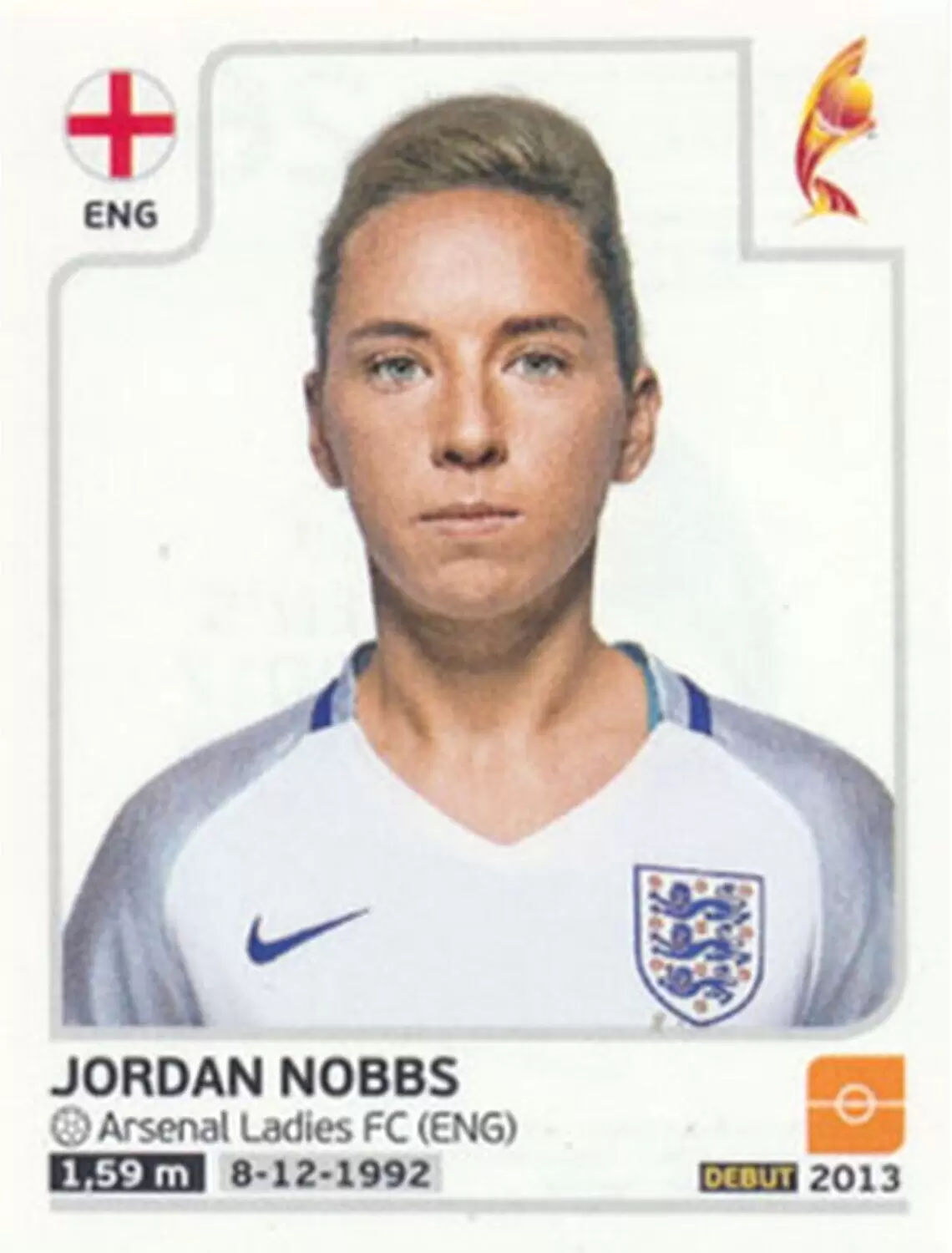 Women\'s Euro 2017 The Netherlands - Jordan Nobbs - England
