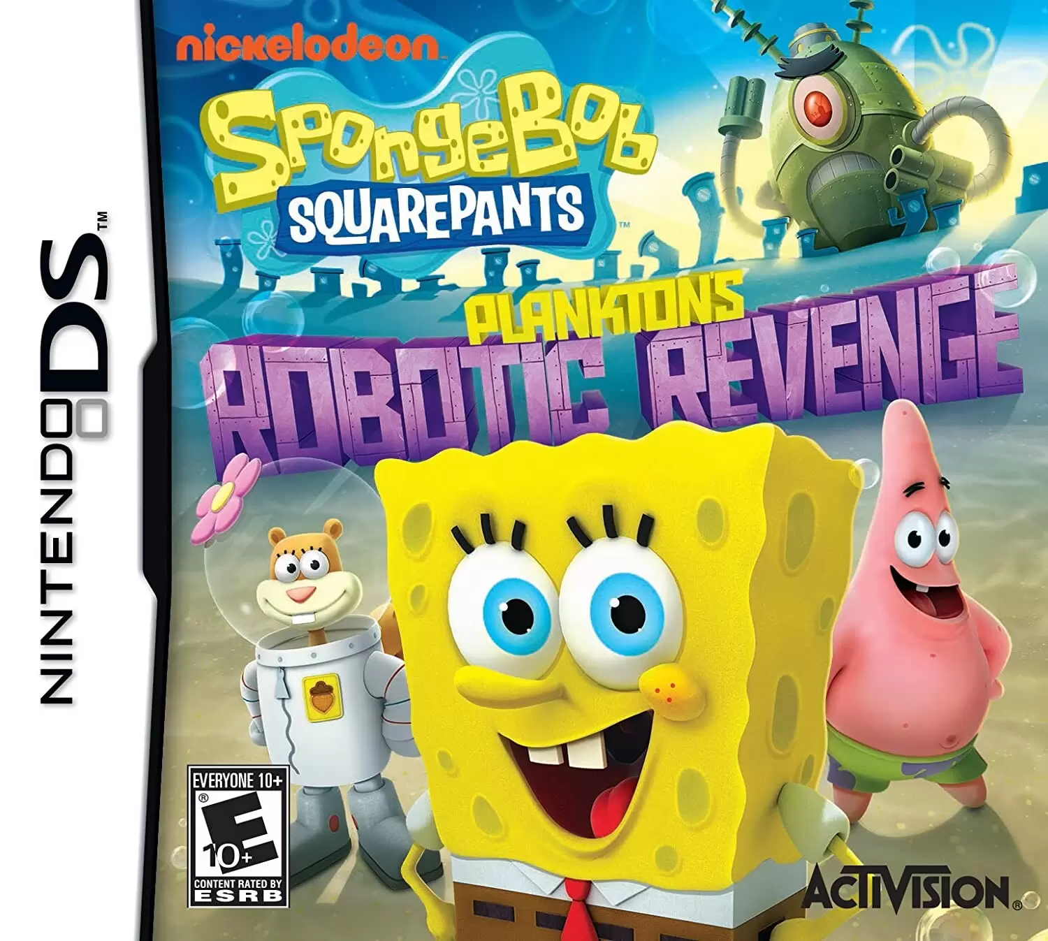 Nintendo DS Games - SpongeBob SquarePants Planktons Robotic Revenge