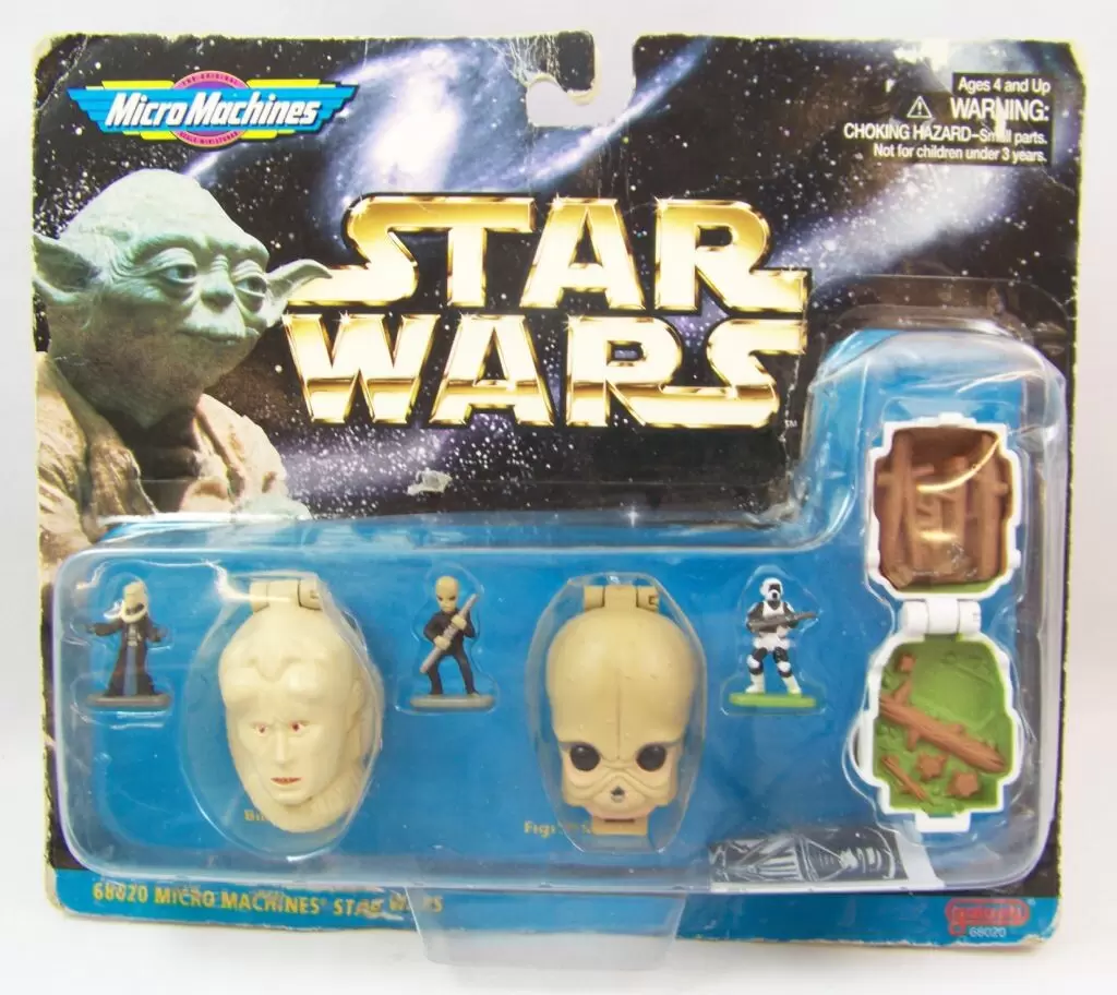 Star Wars Heads - Bib Fortuna, Cantina Band Member And Scout Trooper