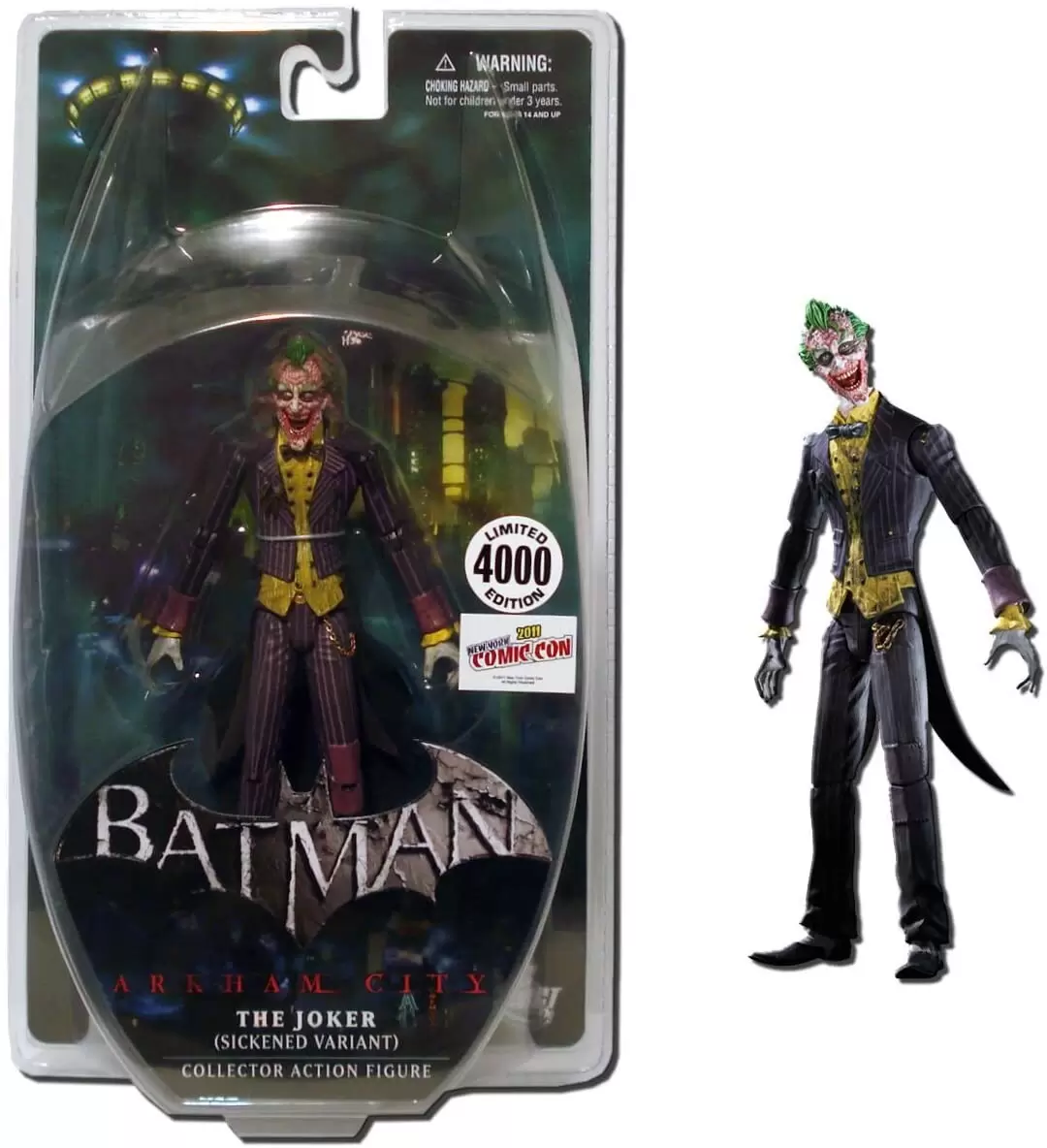 The Joker Sickened Variant - Batman Arkham City action figure