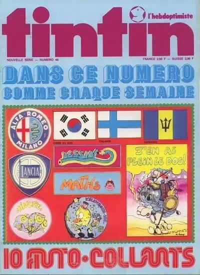 Tintin (L\'hebdoptimiste) - Tintin, l\' hebdoptmiste N° 46