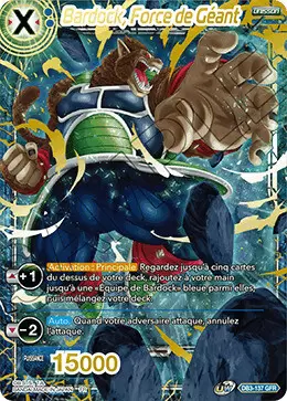 Giant Force [DB3] - Bardock, Force de Géant