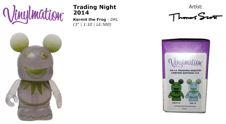 2014 Trading Nights - Kermit The Frog Clear Variant