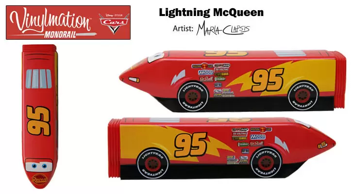 Cars Monorail - Lightning McQueen