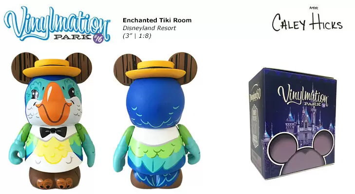 Park 16 - Disneyland Resort 60th Anniversary - Enchanted Tiki Room - Parrot