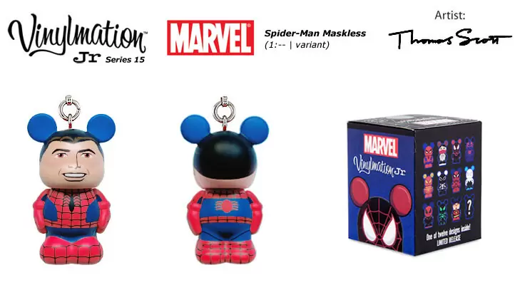 Vinylmation Jr. 15 -  Spider-Man - Spider-Man Maskless