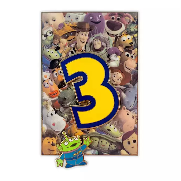Toy Story 25th Anniversary Pin Set - Toy Story 3