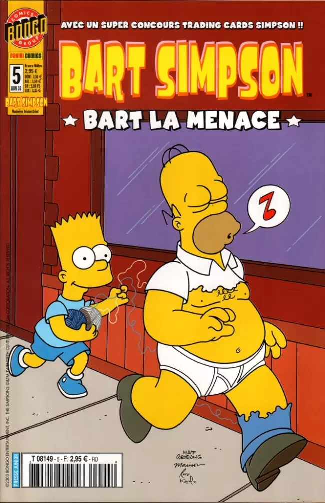 Bart Simpson - Panini Comics - Bart La Menace